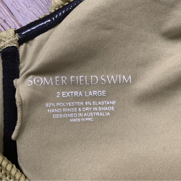 Somerfield Swim Womens green  Nori Malabar top / Sorento bottom 2XL NWT - Picture 12 of 12